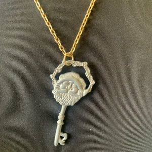 Necklace Santa skeleton key